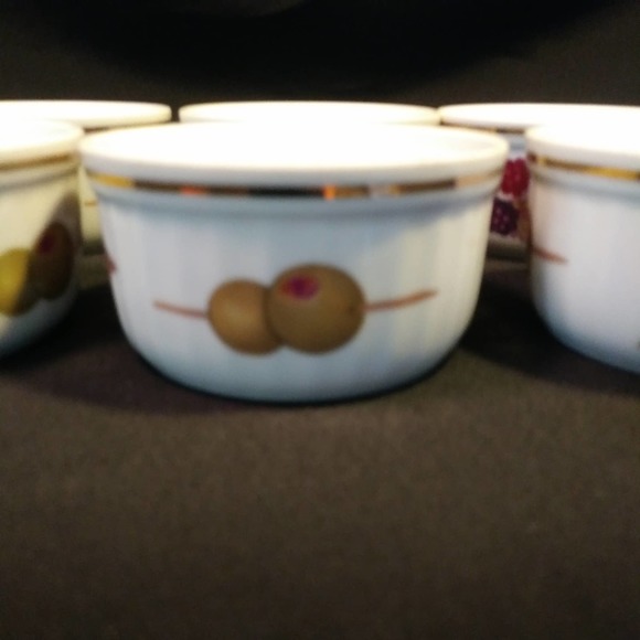 6 Royal Worcester Fine Oven China Ramekins in Evesham Gold - Picture 2 of 8